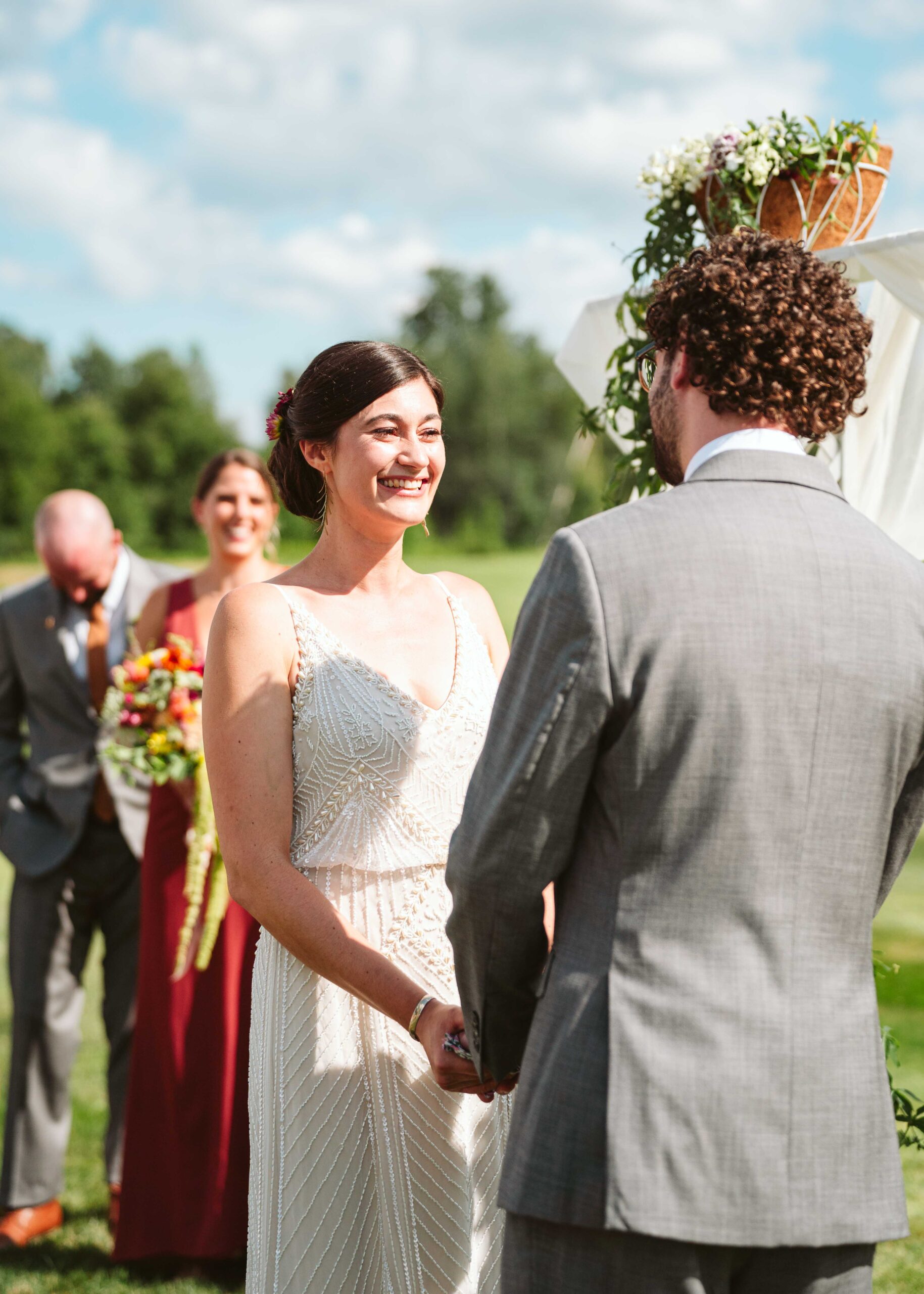 NH New England Rockingham Country Club wedding summer seacoast photographer  New Hampshire  ceremony vow emotion vows