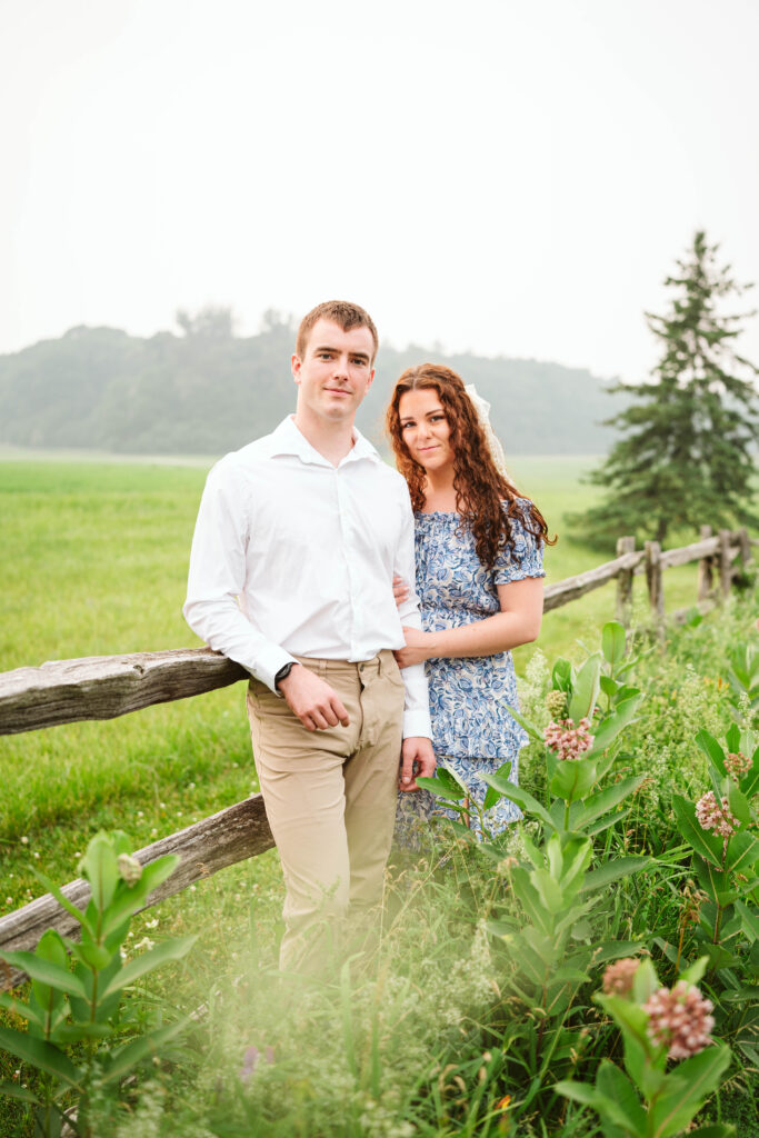 New England engagement photos Vermont