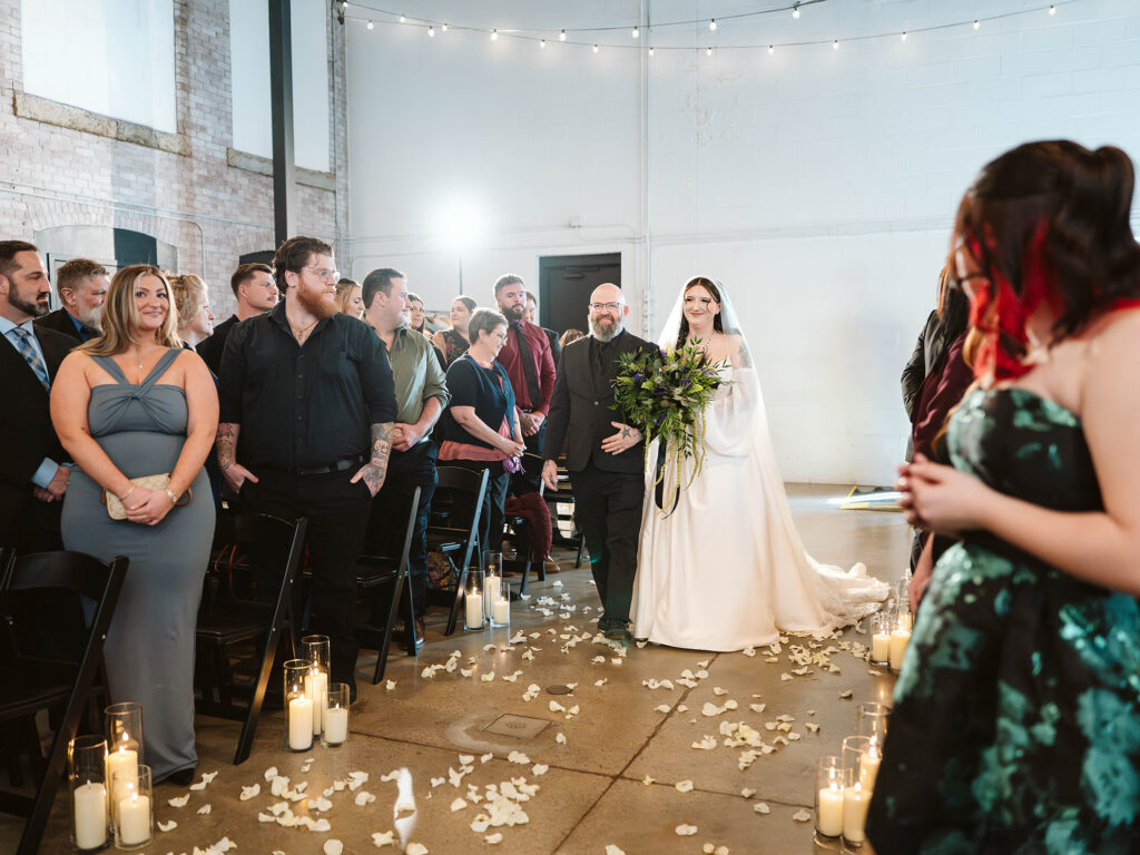 Venues at the Factory Wedding Photographer ceremony